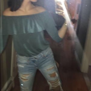 Off the shoulder top